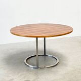 Table à manger ronde italienne en palissandre