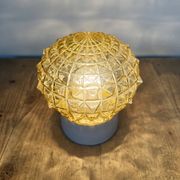 Vintage White Porcelain Ceiling Light, 1970s