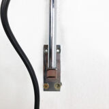 Original minimalist adjustable metal wall light, Germany 1960s
