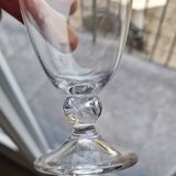 Set of 6 Daum crystal wine glasses, Orval model - 11cm - in a gift box