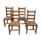 4 mulched chairs mid XXÉME