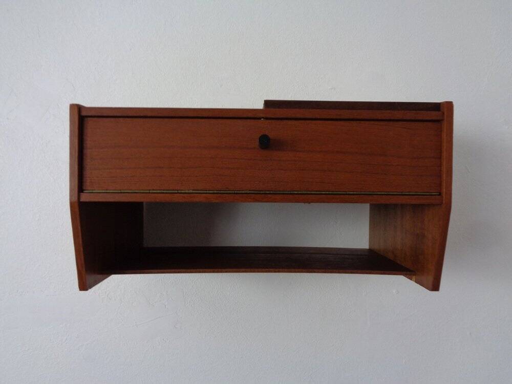 Mid-Century Teak Shelf, Denmark, 1960s
