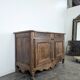 Louis XV-style buffet in walnut and burl with openwork fittings.