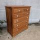 English commode with white handles