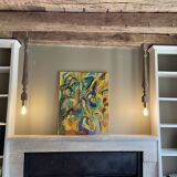 Modern painting "palm trees on the coast"
