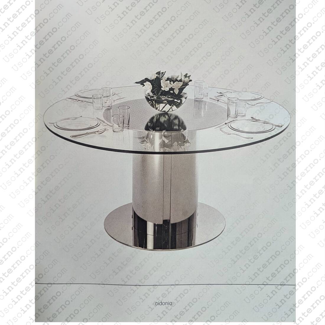 Table “Cidonio” par Antonia Astori pour Driade, années 1970