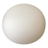 Globe en verre opaque blanc pour plafonnier. Forme ronde