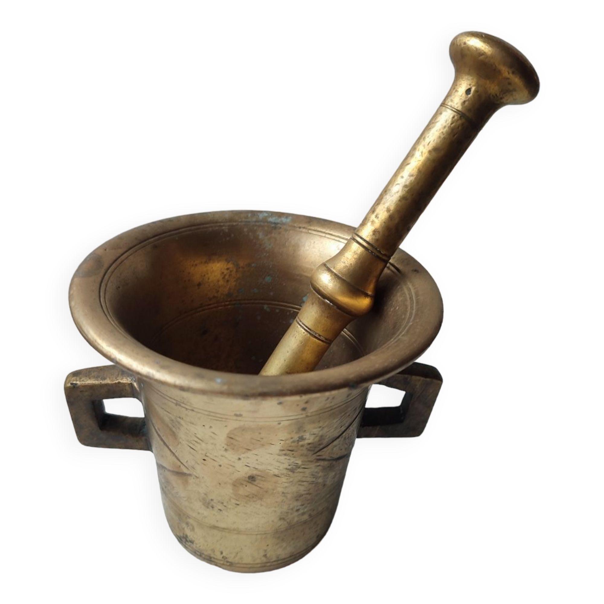 Bronze mortar and pestle