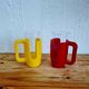 A pair of vintage Esso mugs from the 1970s.