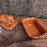 Vintage tureen for pâté rabbit shaped