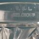 Vintage Belgian glass water jug, VSL