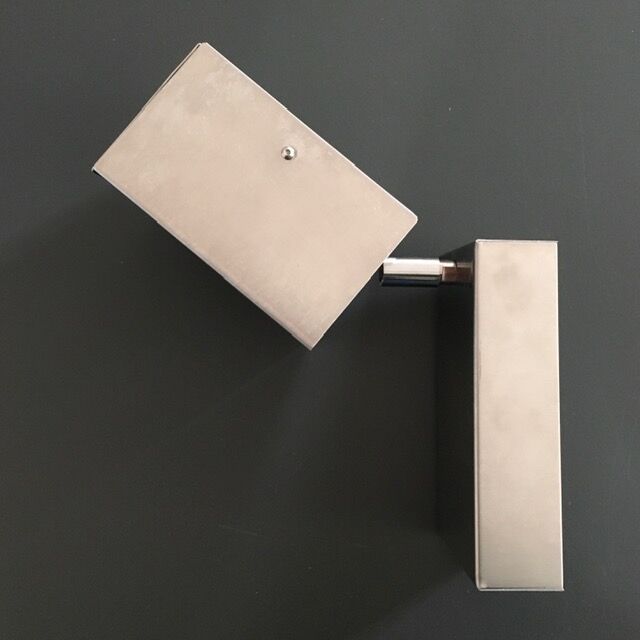 Italian stainless design sconce