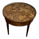 Ancienne table basse guéridon d'époque du XXème siècle