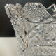 Vintage Bohemian crystal vase