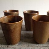 Série de 6 tasses en grès