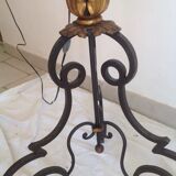 Lamppost in wrought iron