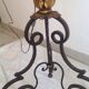 Lamppost in wrought iron