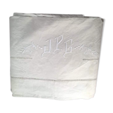 Mixed-race sheet with JPG monogram.