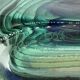 Murano vase in green signed by Robert Pierini.