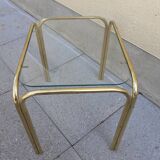 Glass side table