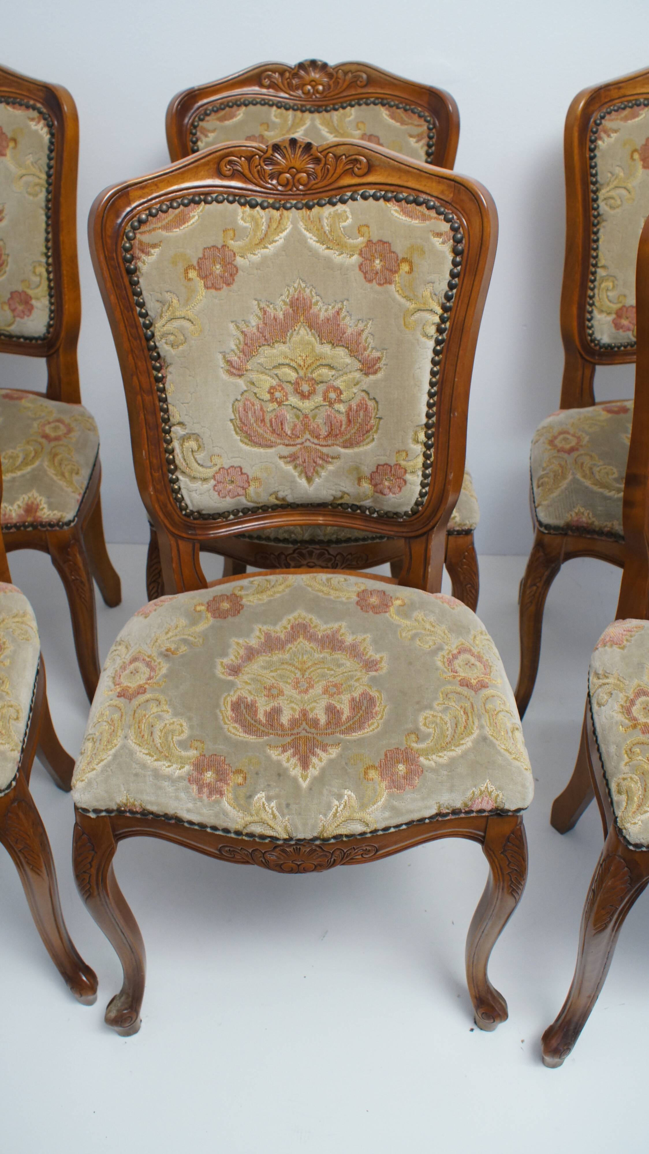 6 Louis XV style chairs