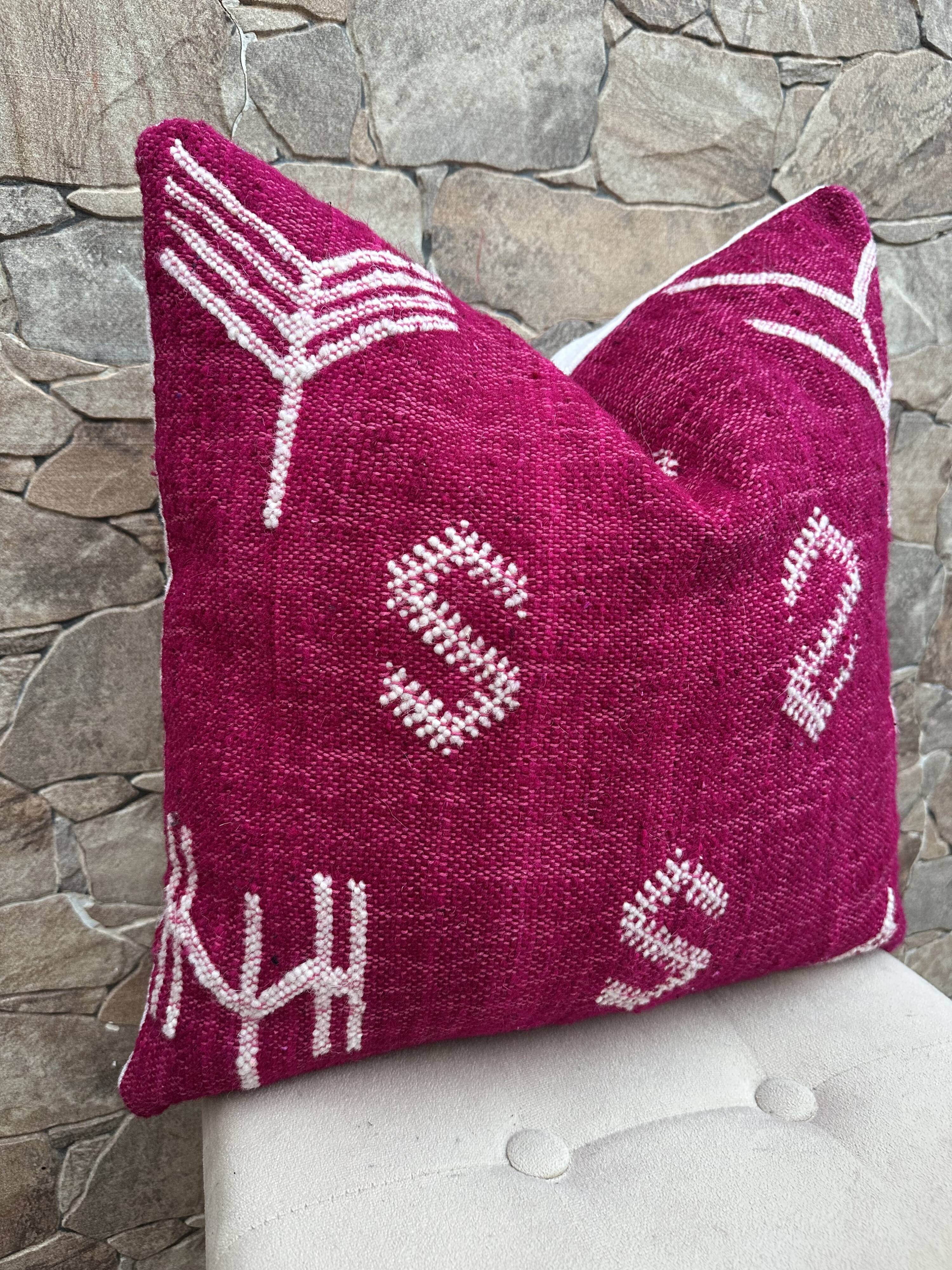 Coussin de sol marocain, coussins décoratifs, ottoman marocain vintage