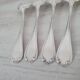 Large silver-plated metal spoon (silver hallmark) Louis XV style