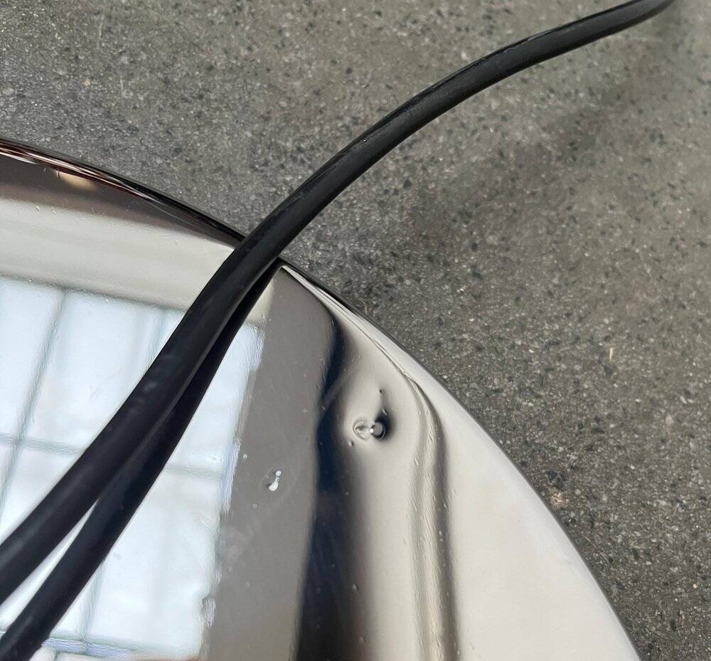 Italian yellow Lucerna floor lamp from the Space Age era, mid-century by Guzzini, 1960s.