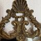 Baroque/Rococo triptych mirror in gilt brass, circa 1950 -M