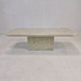 Table basse en marbre italien, années 1970