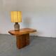 Brutalist Japanese side table, wabi-sabi, mid-century, 1960s