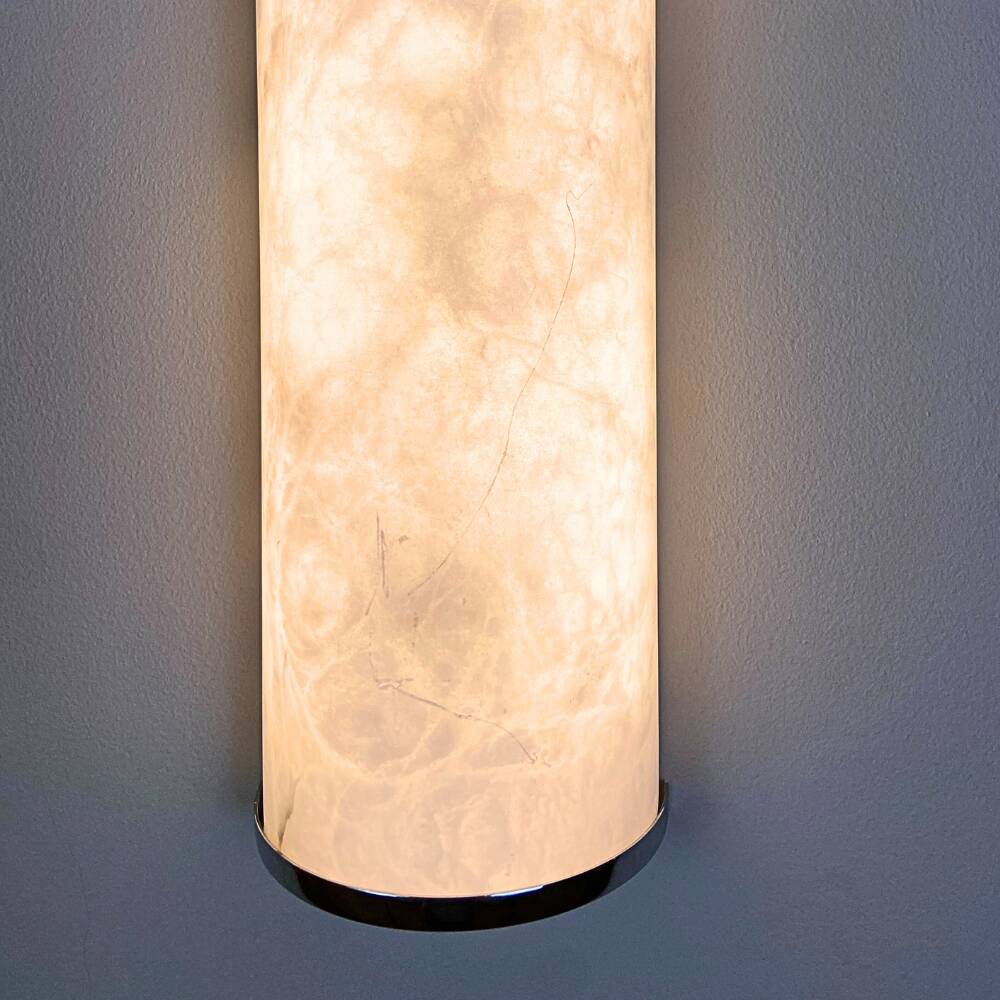 Alabaster Wall Sconce from Eclipsi, Spain, 1990s