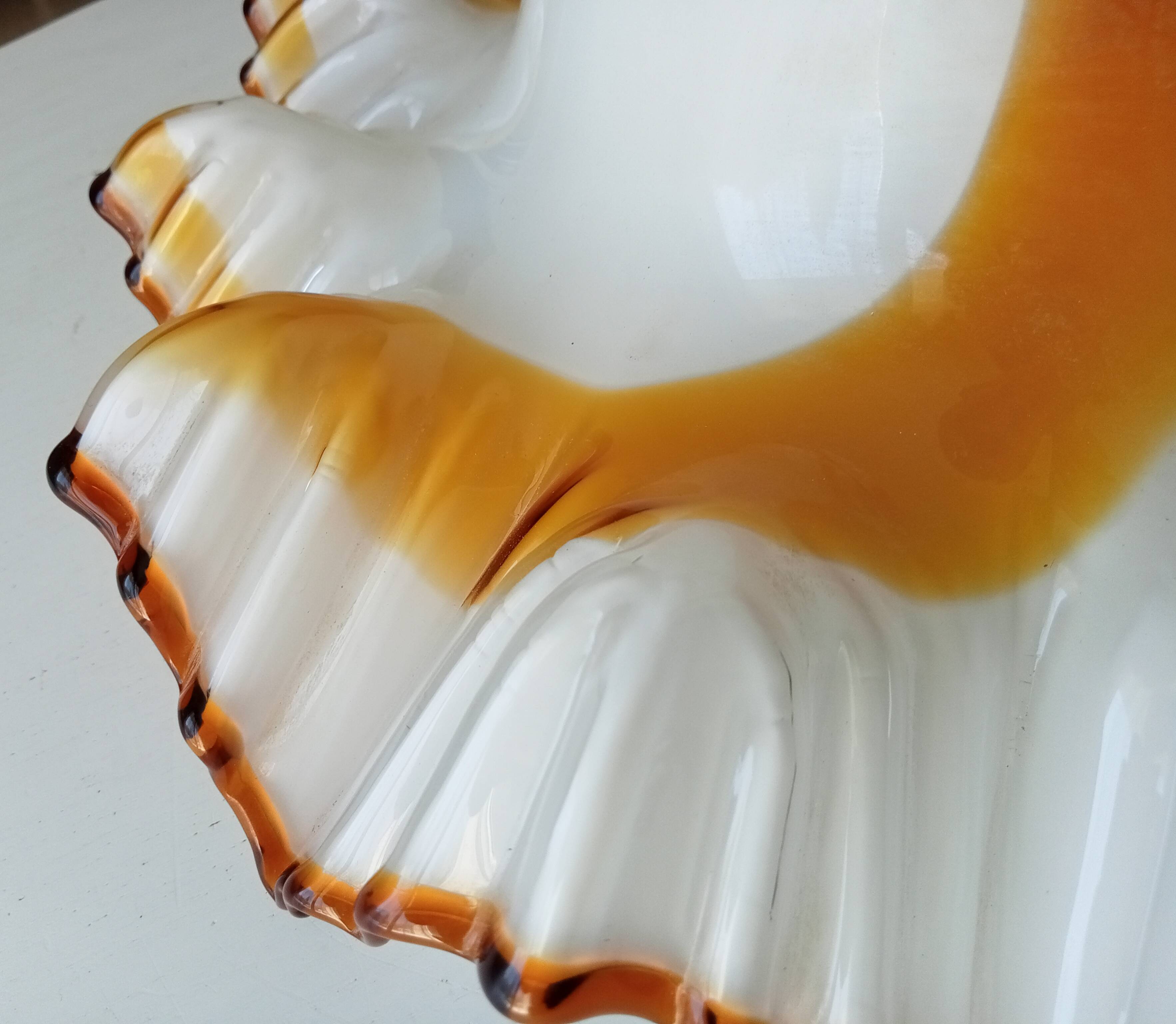 Lampshade Murano pendant light vintage 60s