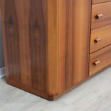 1970s Italian design brutalist-modernist geometric sideboard