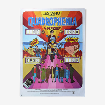Quadrophenia - original movie poster - the who
