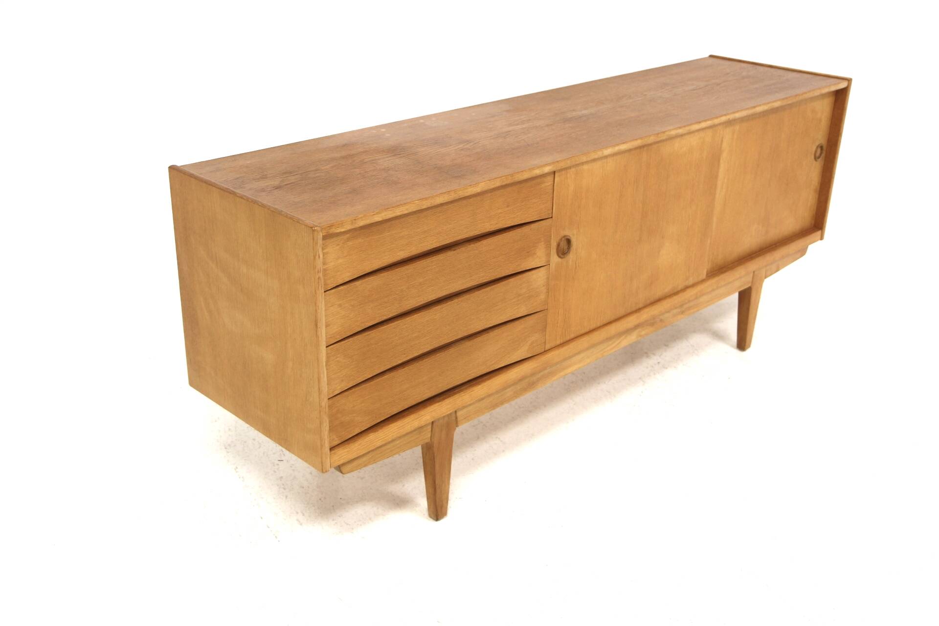 Scandinavian oak sideboard "Ulvö", Karl Erik Ekselius, Möbel-IKEA, Sweden, 1960