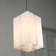 Vintage italian plexiglass tower pendant lamp