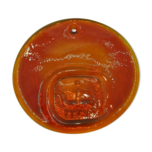 Plaque Jacob bang Orange chasseur