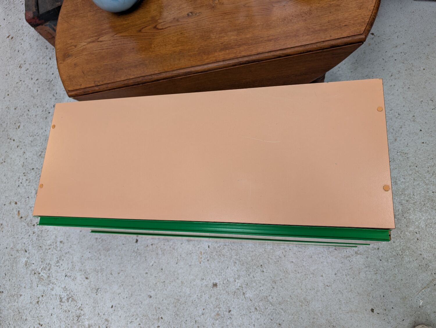 Vintage pink chest of drawers