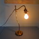 Fully brass lamp foot - Articulated arm - 1930s