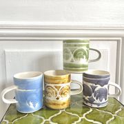 4 English ceramic mugs from the 70s