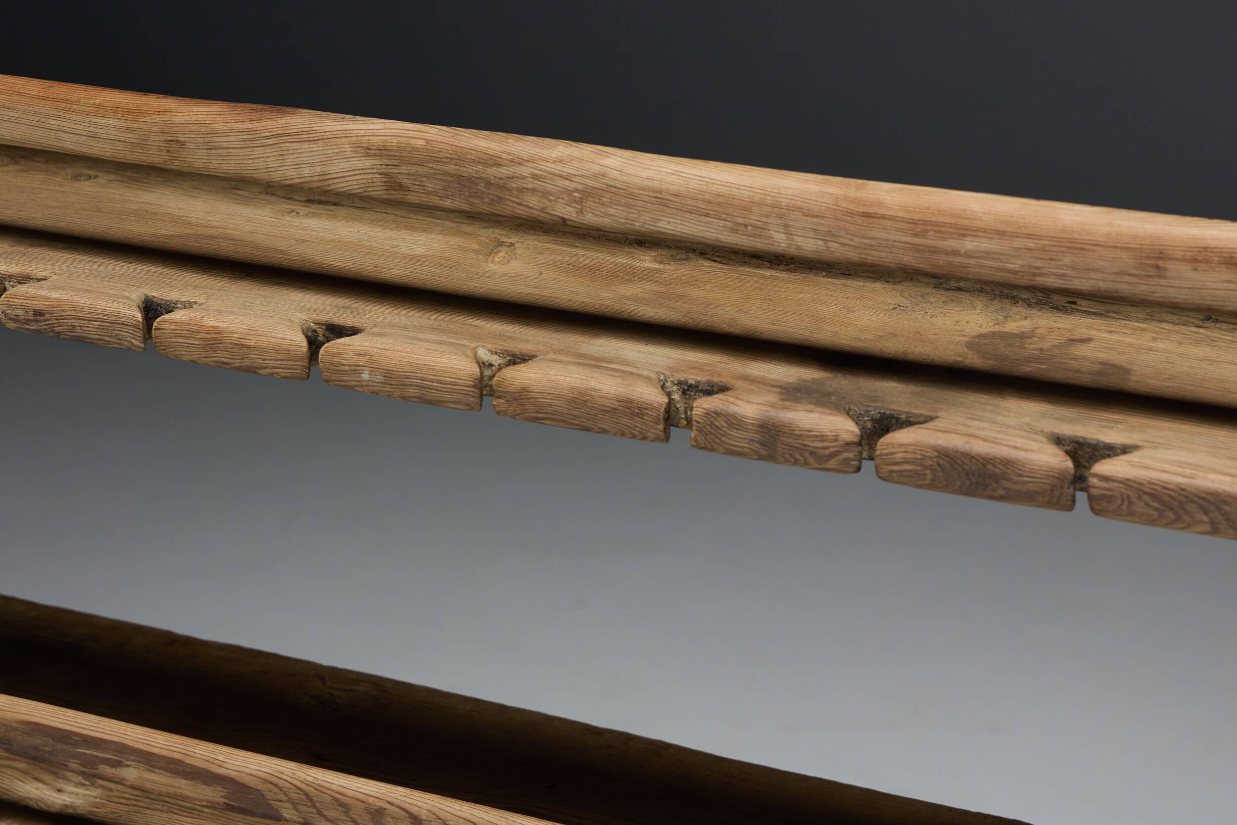 Cabinet rustique primitif, France, 19e siècle