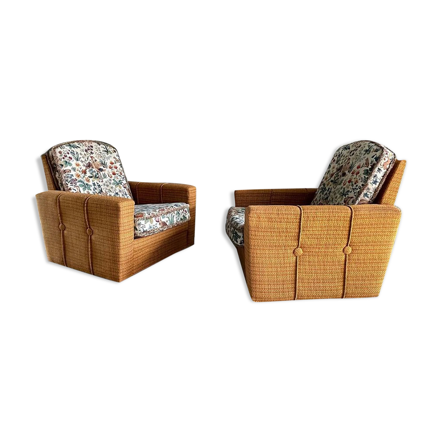 Pair of vintage armchairs