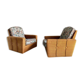 Pair of vintage armchairs