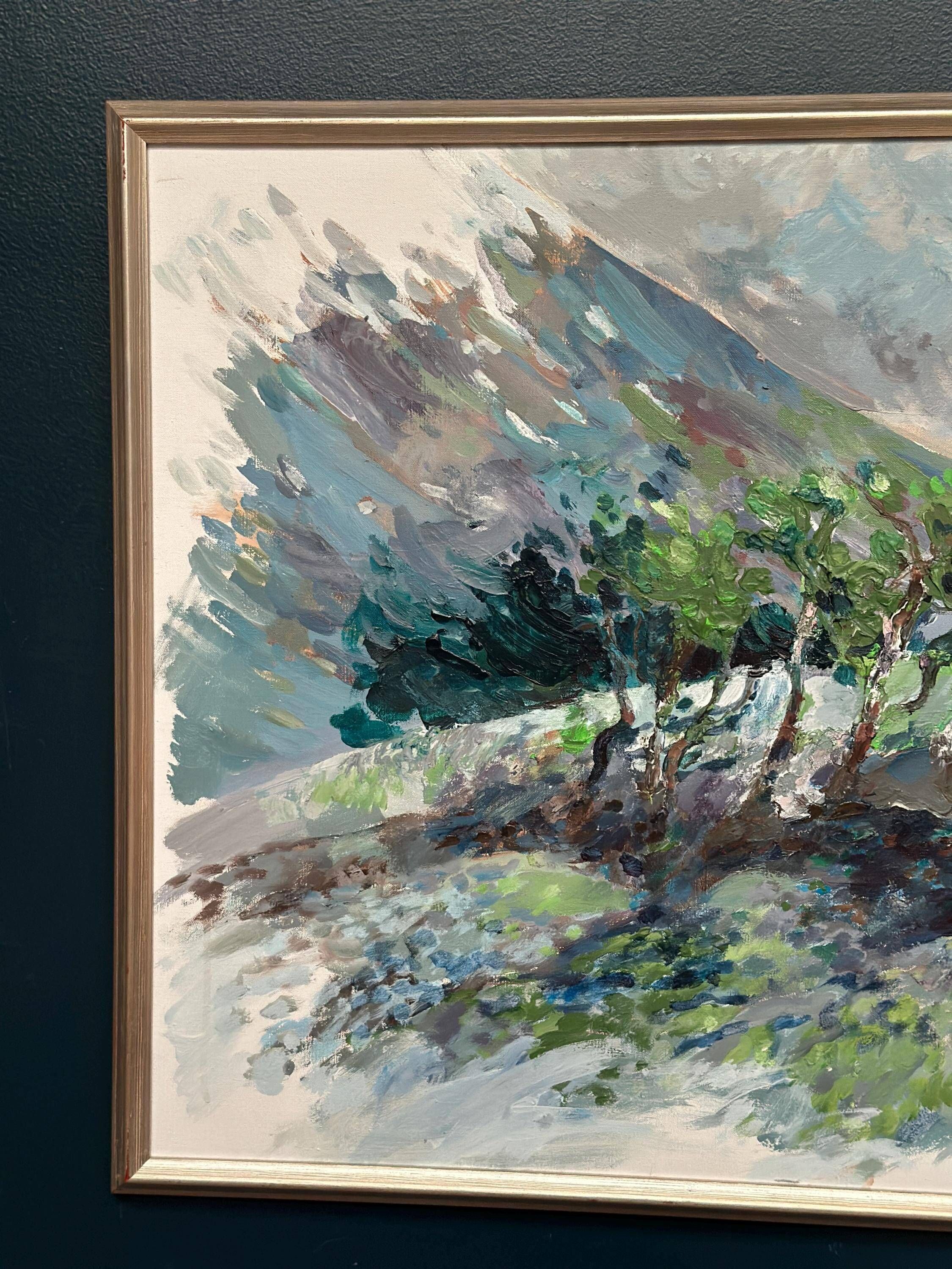 Large Swedish oil on canvas "Telemarken, Gausta" by Bengt Andersson Råssbyn