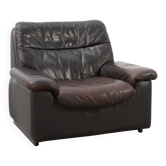 Fauteuil Relax De Sede DS‑66 en cuir marron des années 1960, Suisse.