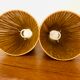 Suspension en teck et sisal par Temde