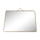 Chain barber mirror 37.5 cm x 28.5 cm