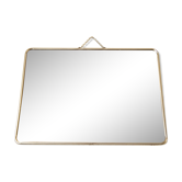 Chain barber mirror 37.5 cm x 28.5 cm