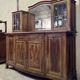 Buffet vitrine galbé époque Art Nouveau, dans l'esprit de L'école de Nancy